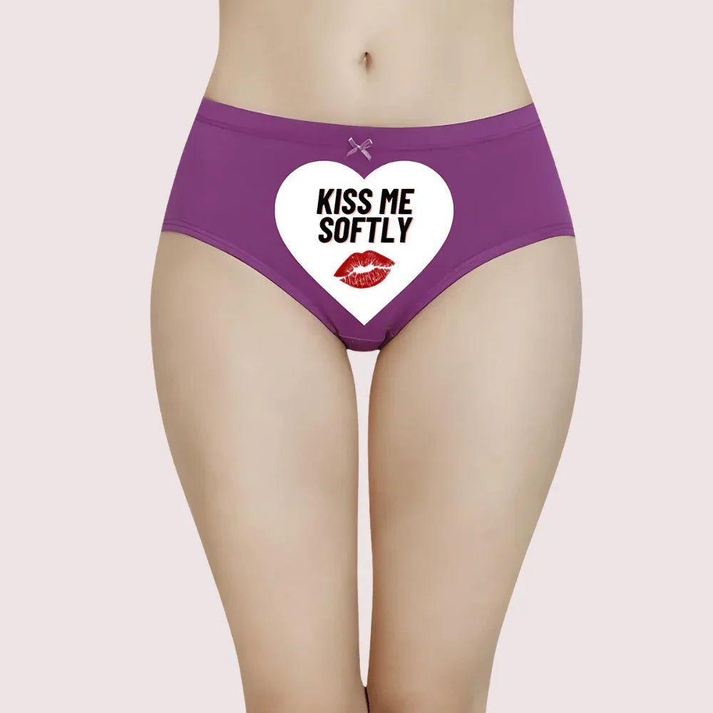 Kiss Me Softly Custom Panty for Her Veloura Intimate