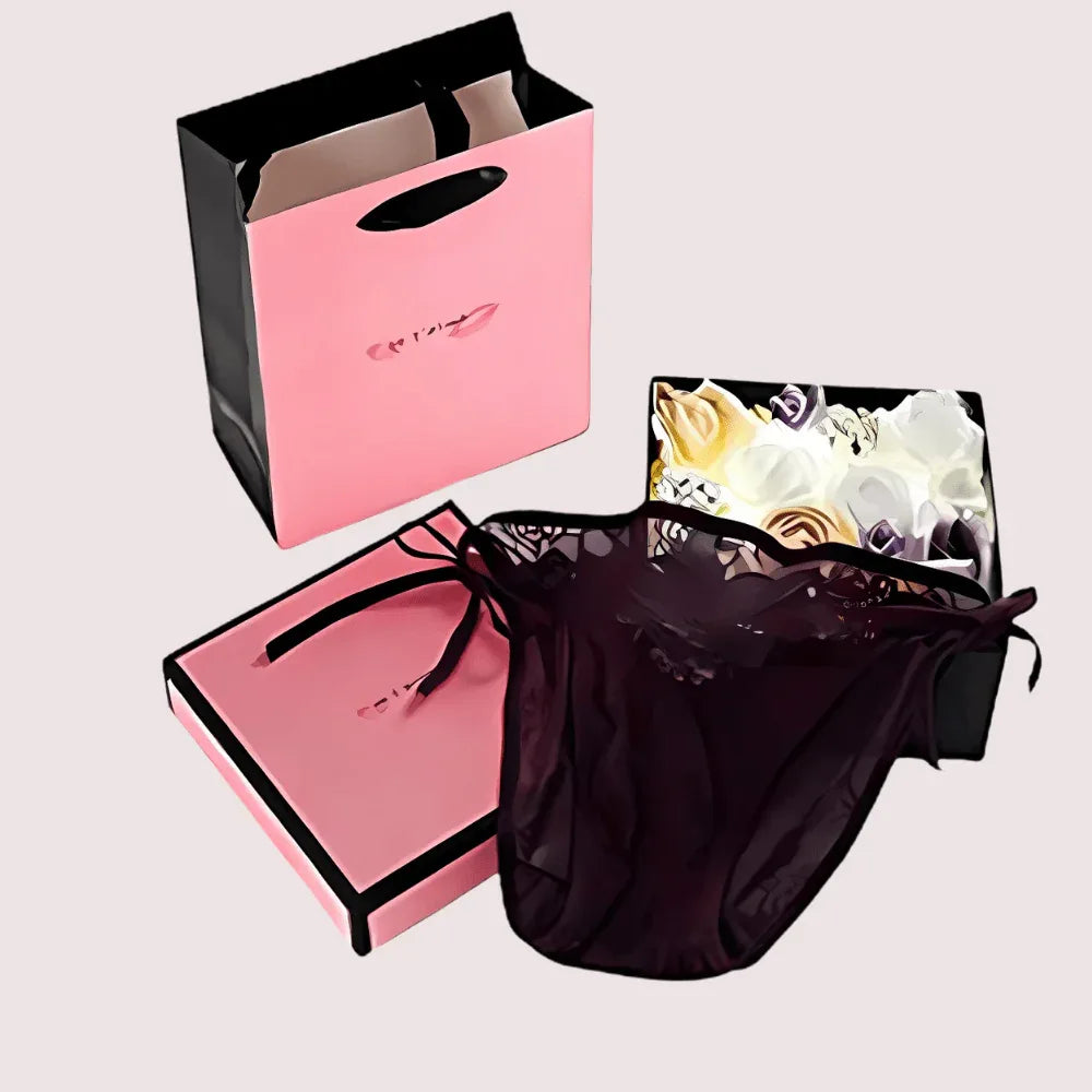 Lace Brief + String Lace Panties Gift Box Veloura Intimate
