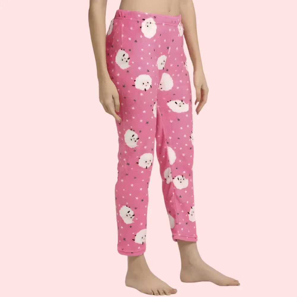 Ladies’ Woolen Pajama for Winter (Pk of 2) Veloura Intimate