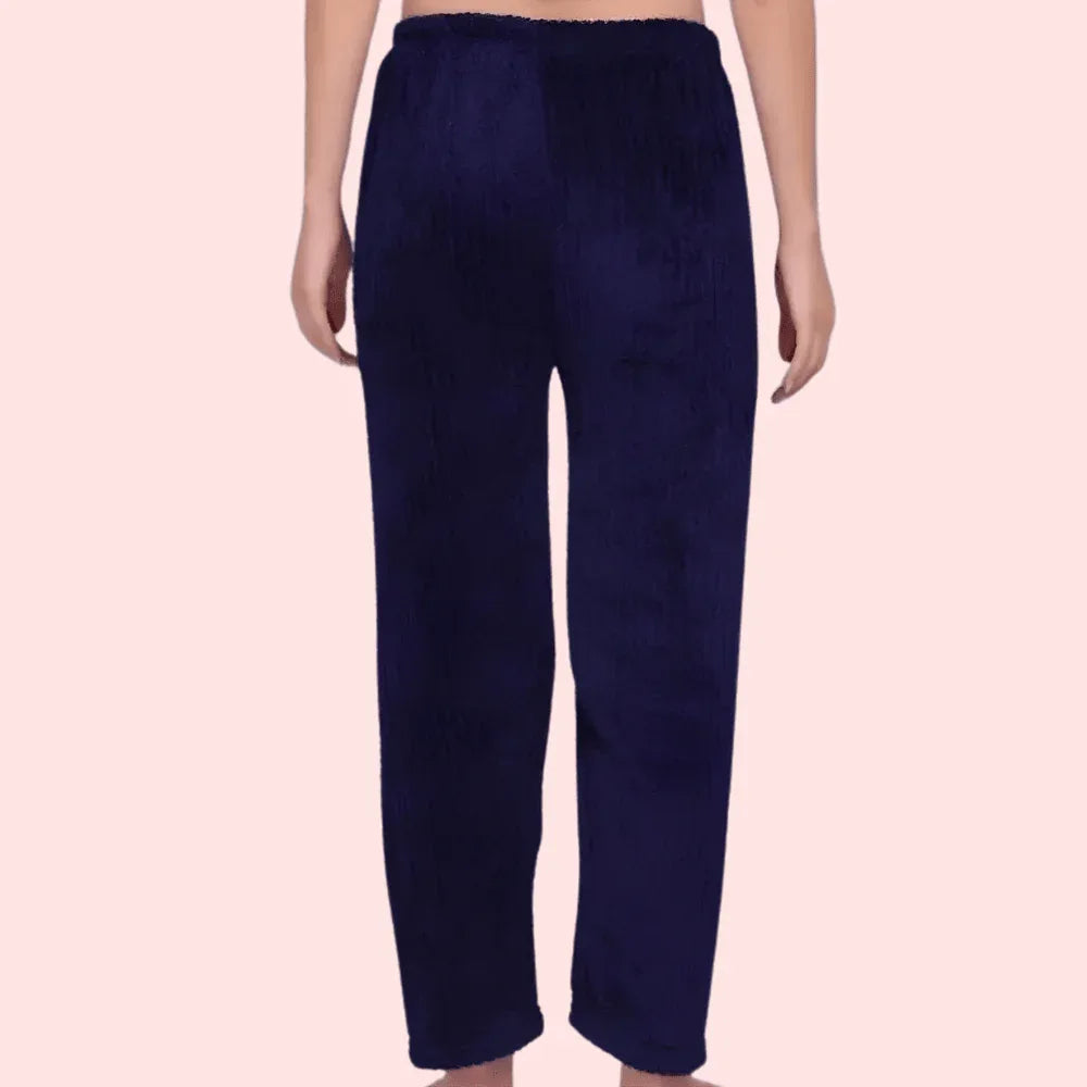 Ladies Woolen Winter Warm Pajama Pack of 2 Veloura Intimate