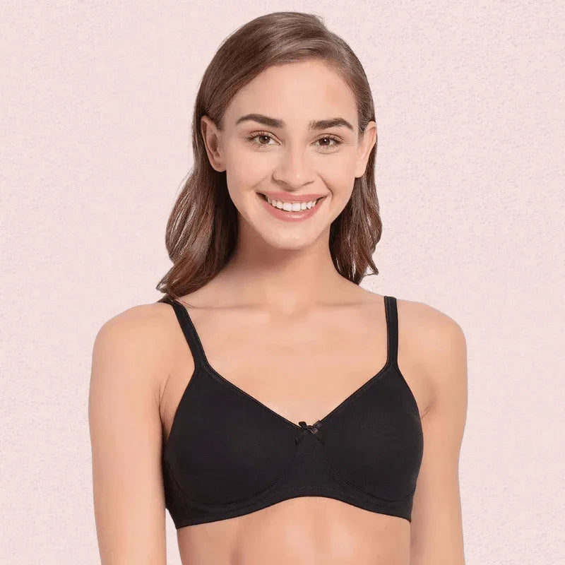 Lightweight Non-Wired Cotton Bra (Pack of 2) Veloura Intimate