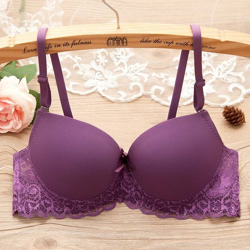 Bra Small Chest Gathered Bra With Underwire Veloura Intimate