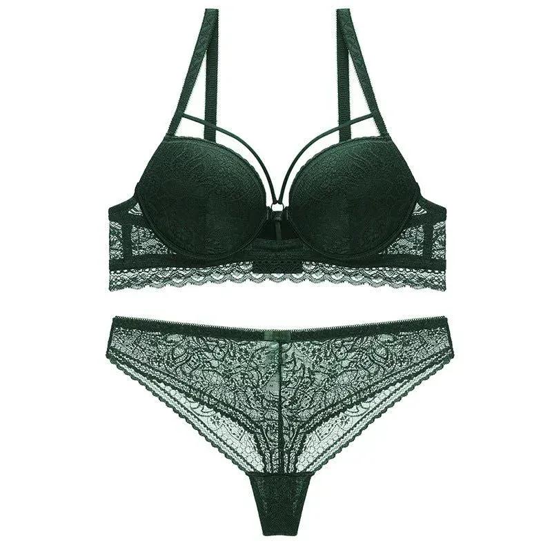 Lace Push Up Large Size Bra Set Veloura Intimate