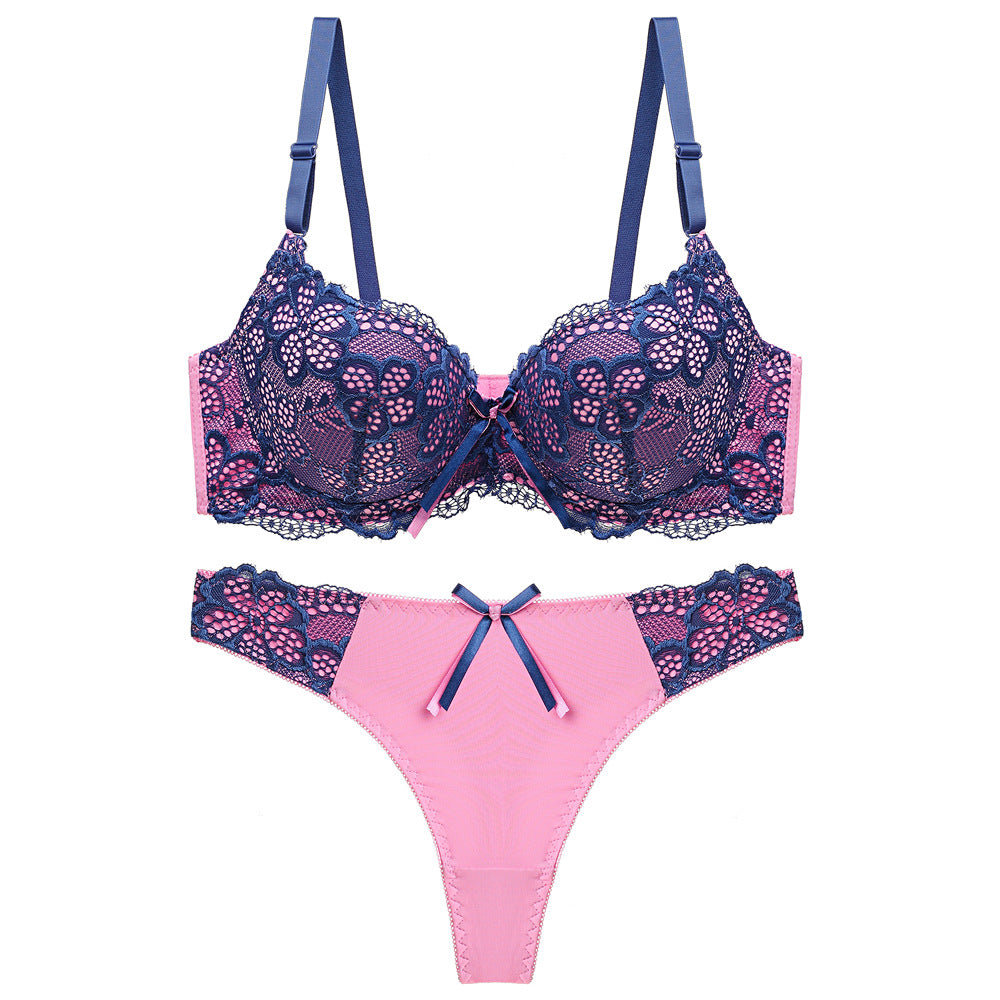 Underwear Push Up Lace Bra Adjustable Bra Set Veloura Intimate