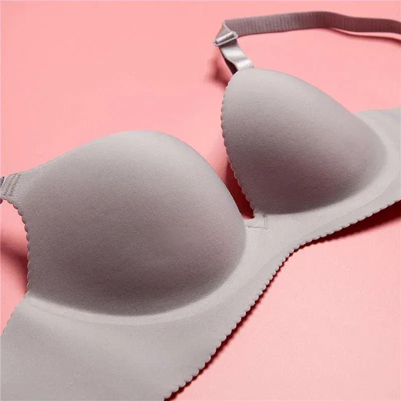 Women's Unwired Push Up Adjustable One Piece Seamless Bra Veloura Intimate