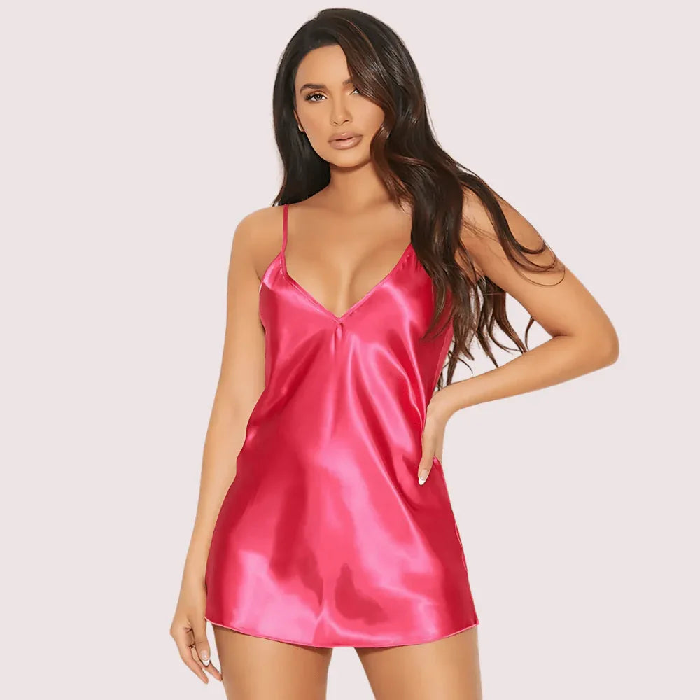 Luxe Pink Silk Cami – French Daina Veloura Intimate