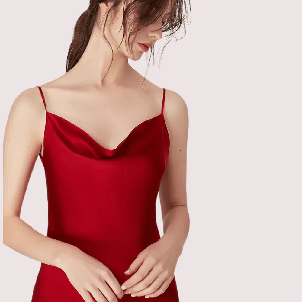 Luxurious Women's Silk Satin Sleepwear Nightdress Veloura Intimate