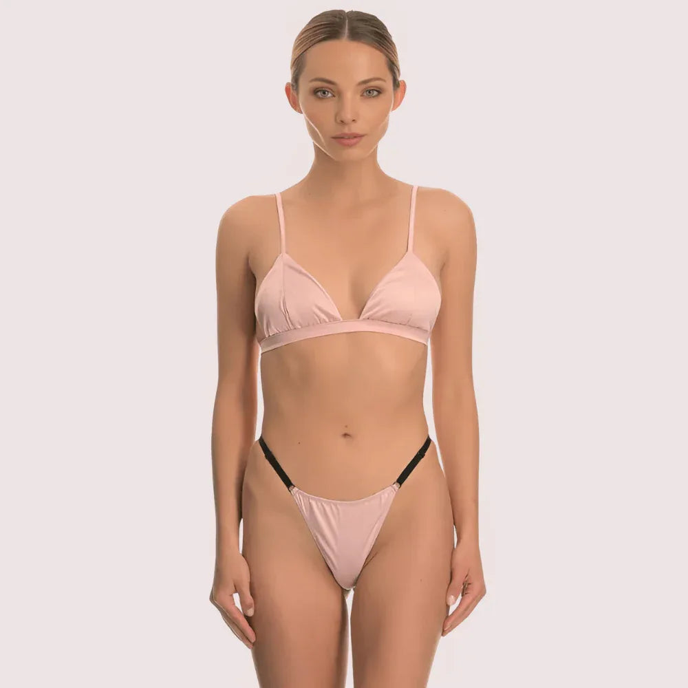 Luxury Silk Bra Set for Women’s Everyday Comfort Veloura Intimate