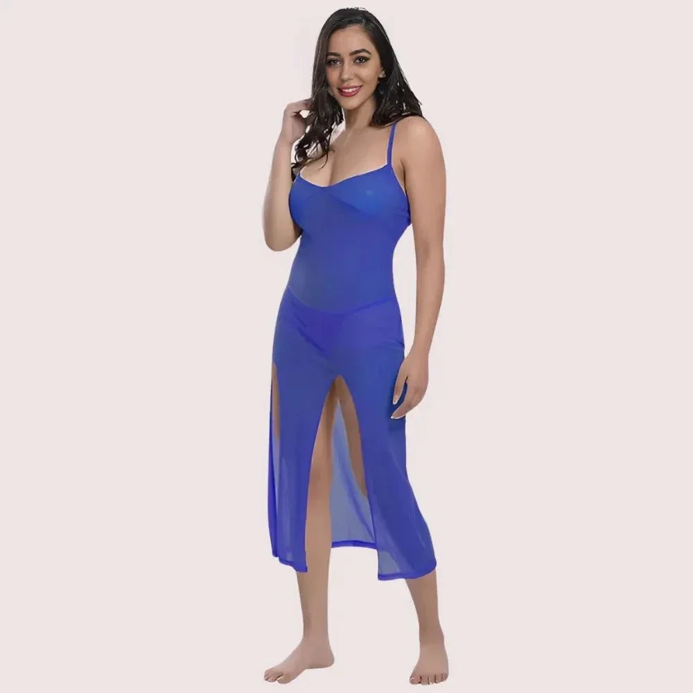Maxi Long Baby Doll Dress for Women Veloura Intimate