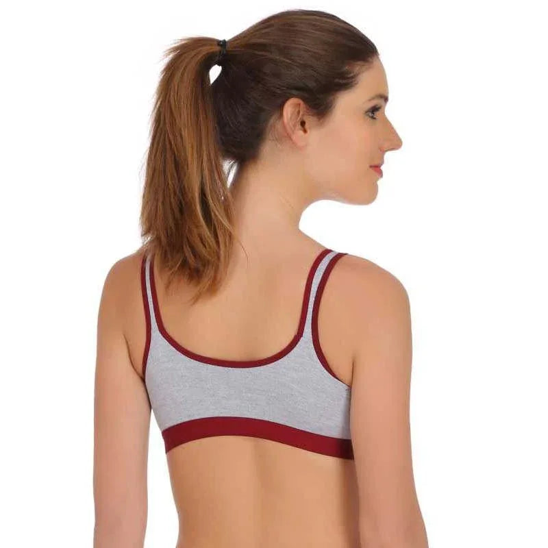 Medium Impact non padded sports bra pack of 3 Veloura Intimate