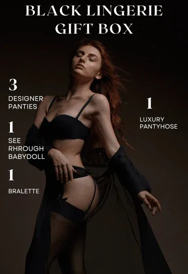 Midnight Muse Black Lingerie Gift Box Veloura Intimate