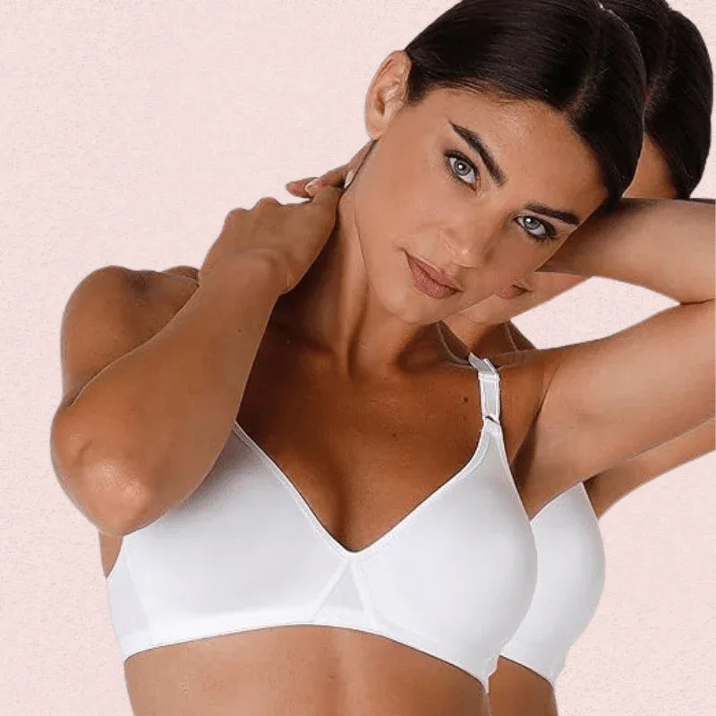 Non-Wired Full Coverage Cotton Bra (Pack of 2) Veloura Intimate
