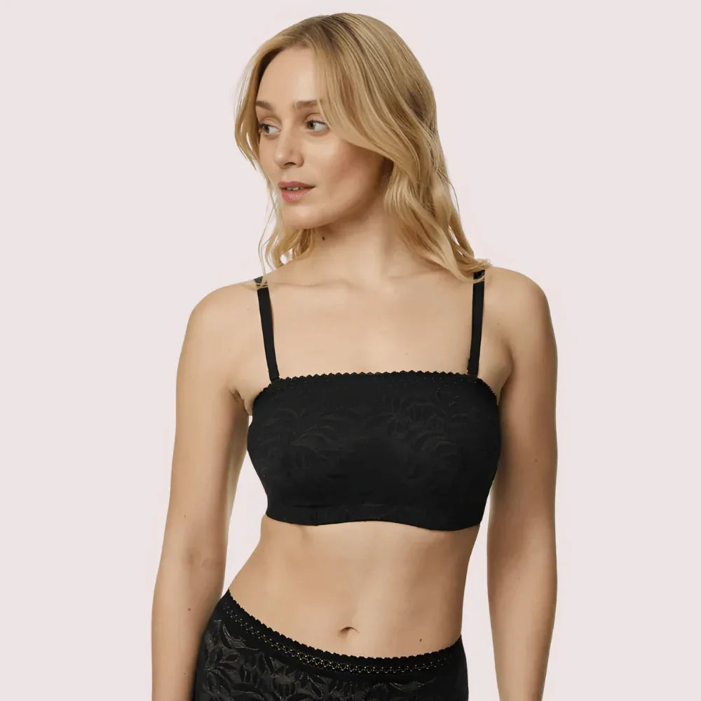 Non-Wired Lace Tube Bralette (Pack of 2) Veloura Intimate