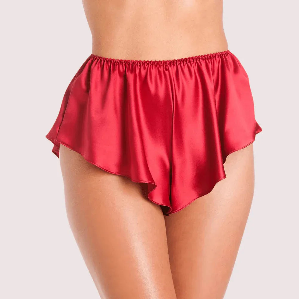 Opulent Silk Satin French Knickers Veloura Intimate