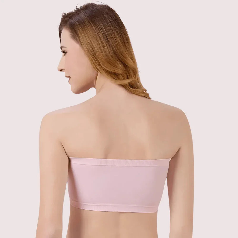 Pack of 2- Seamless Padded Tube Top Bras Veloura Intimate
