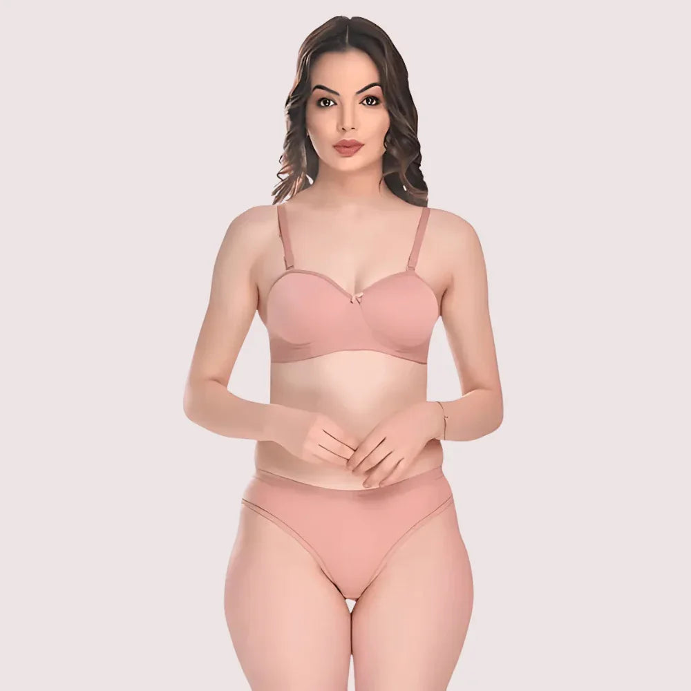 Padded Cotton Bra Panty Set for a Sexy You (2 pack) Veloura Intimate