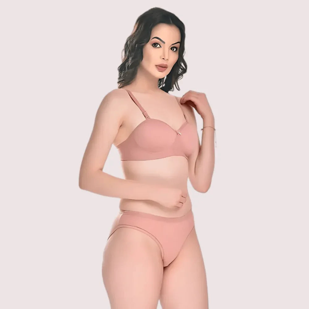 Padded Cotton Bra Panty Set for a Sexy You (2 pack) Veloura Intimate
