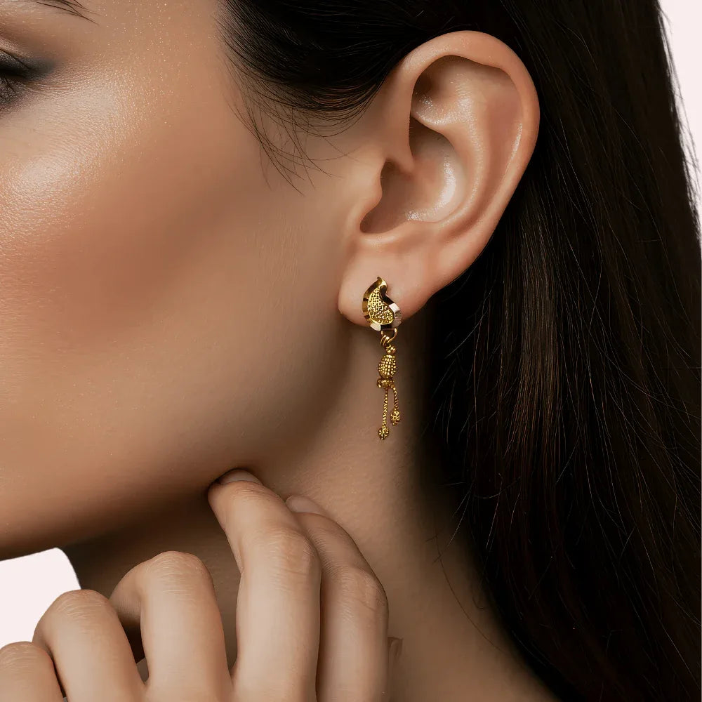 Peacock Grace Dangler Earrings Veloura Intimate