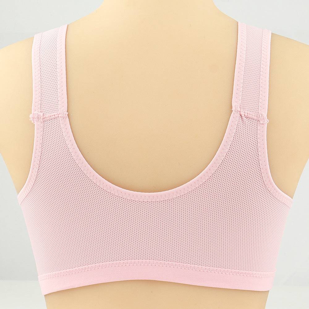Bras For Women Front Closure Button Bra Wireless Bralette Push Up Brassiere Bra Tube Top Vest Underwear - Veloura Intimate