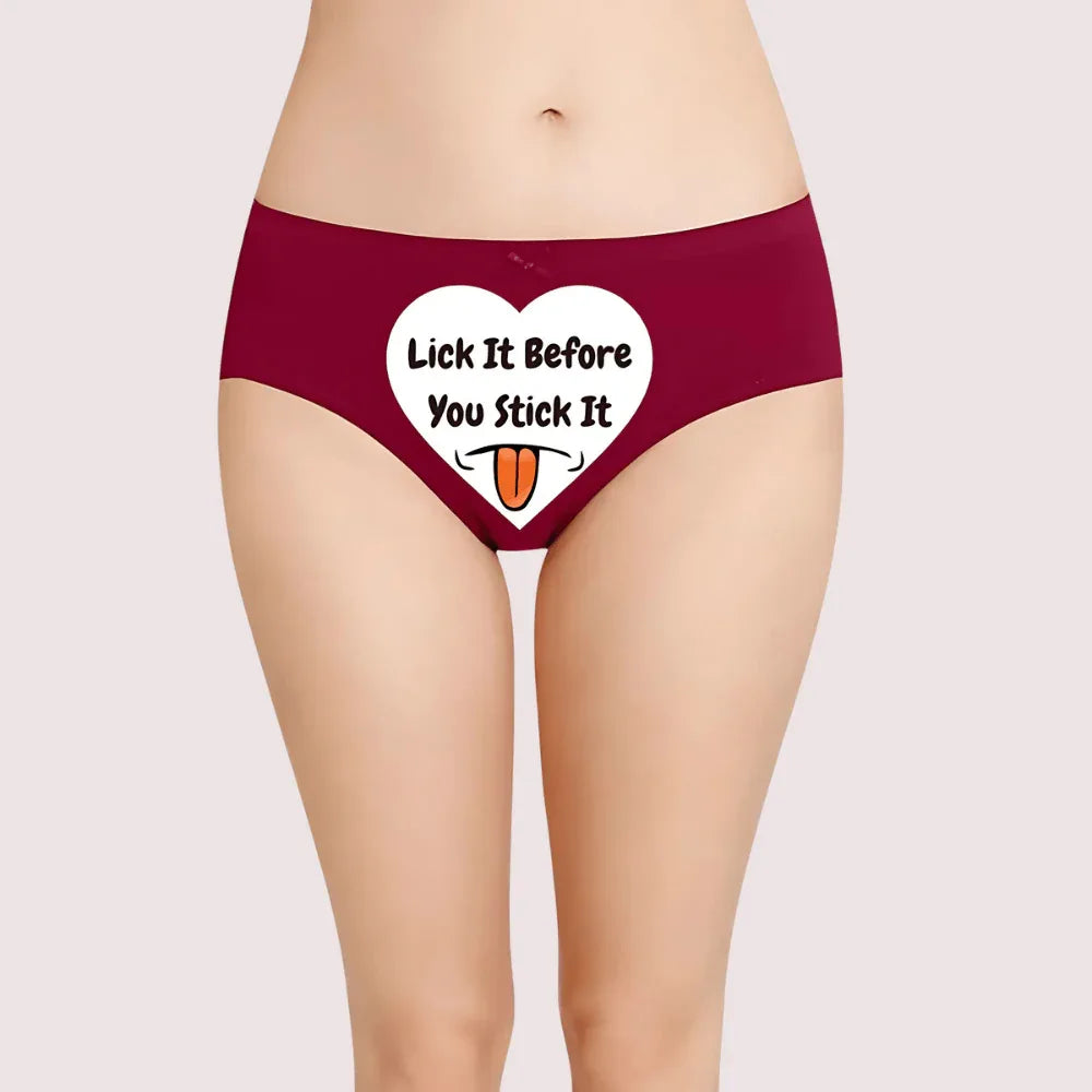 Playful Custom Message Intimate Panty Veloura Intimate