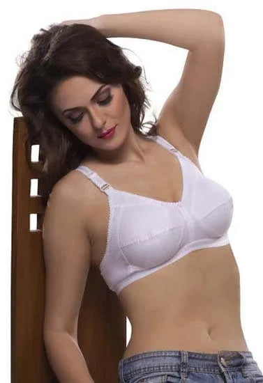Plus Size cotton bra up to size 50 ( 3 Pack ) Veloura Intimate
