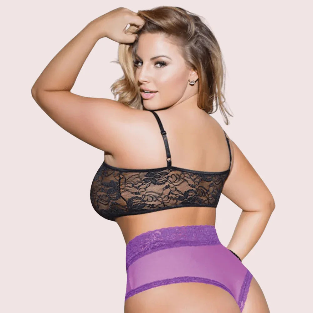 Plus Size Lace Bralette – Elegant &amp; Supportive Veloura Intimate