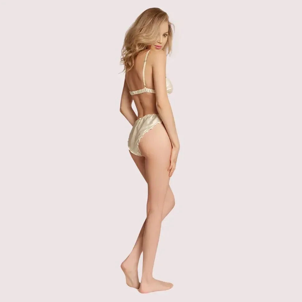 Premium Pure Silk Bra Set for Daily Wear Veloura Intimate