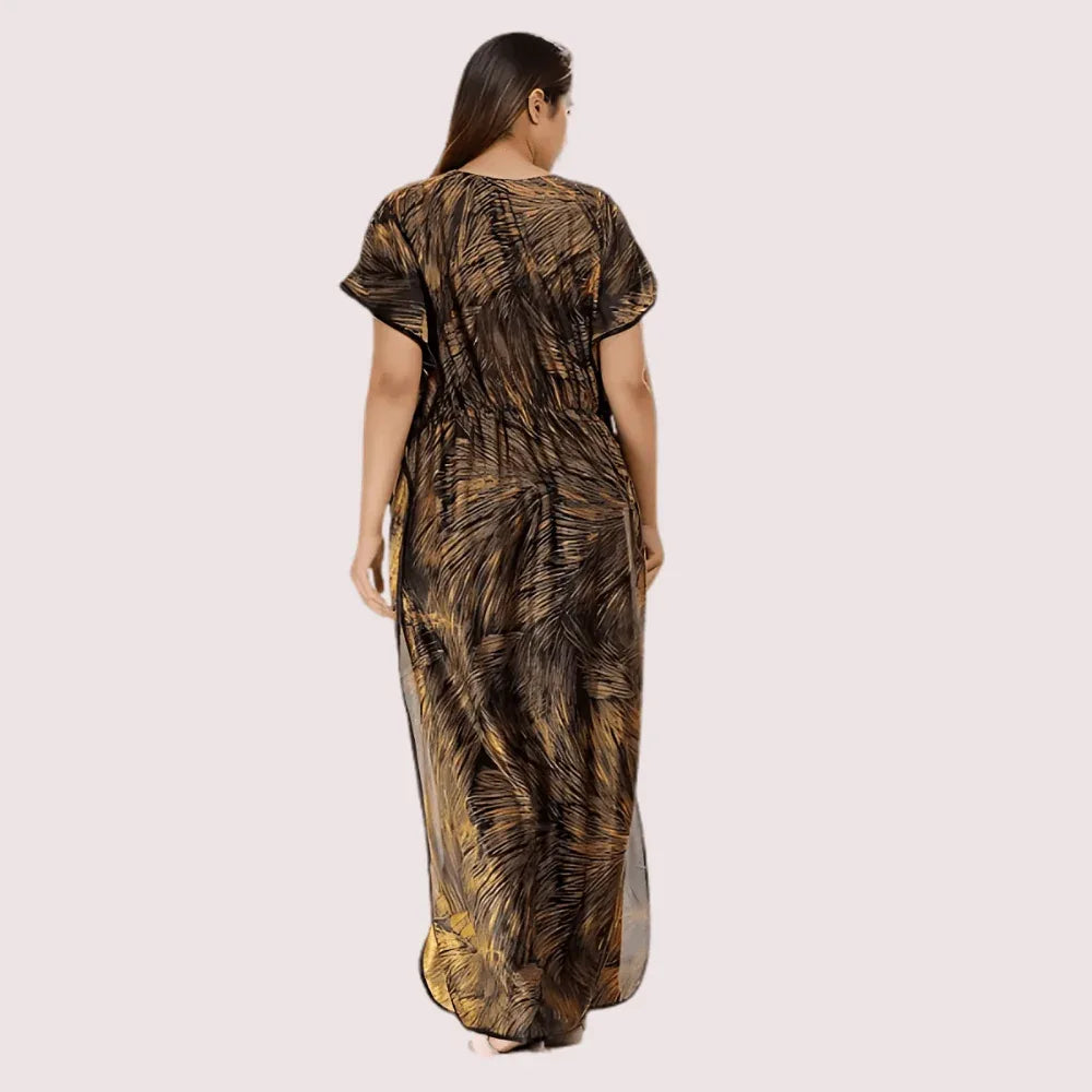 Printed Satin Nightie for Girls/Women Veloura Intimate