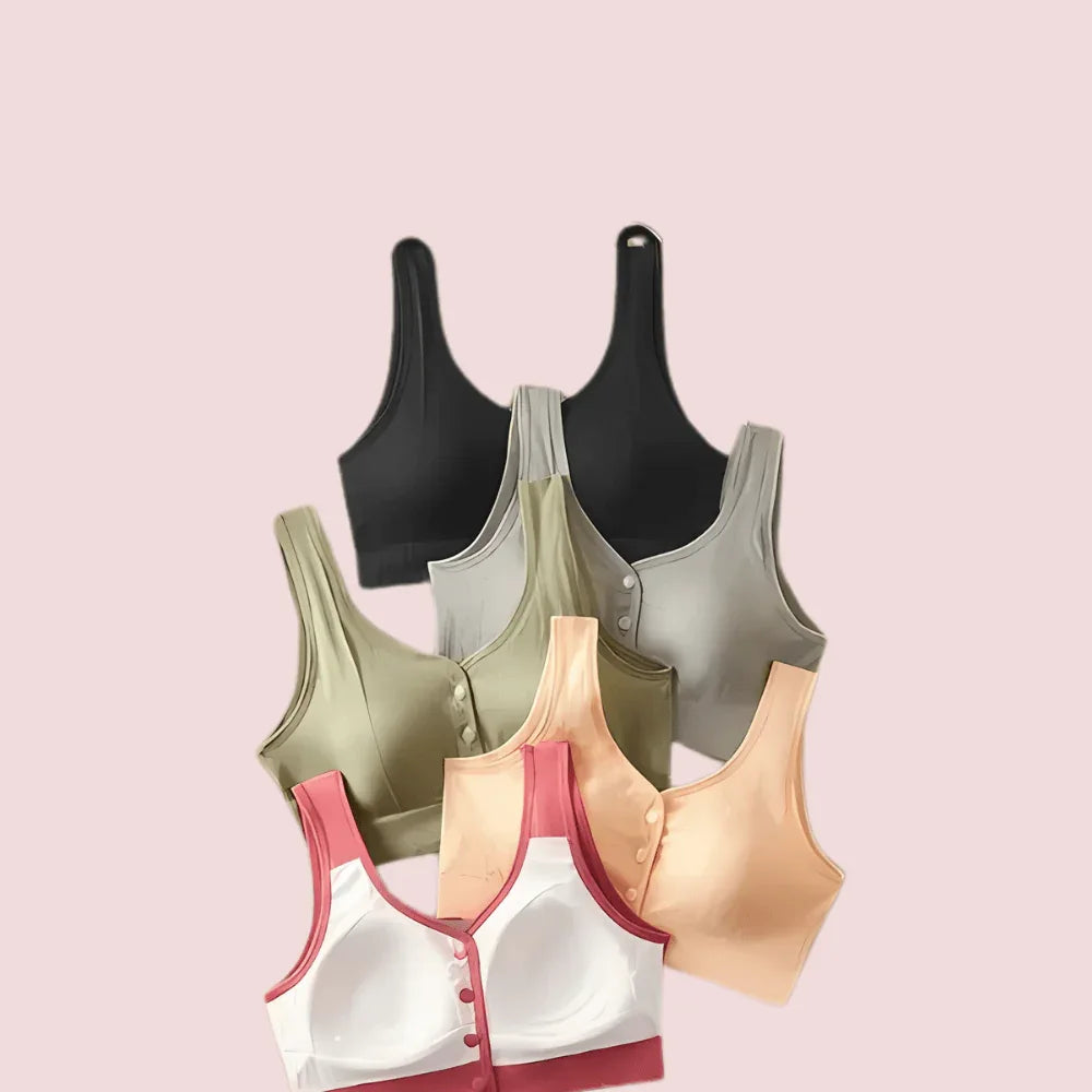 Push &amp; Go – Front Open Sports Bra Veloura Intimate