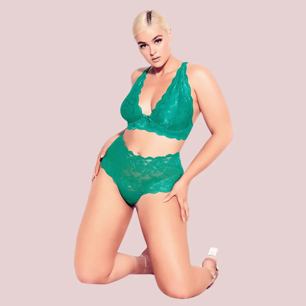 Regal Charm Plus Size Bralette Set - 2 Pack Veloura Intimate