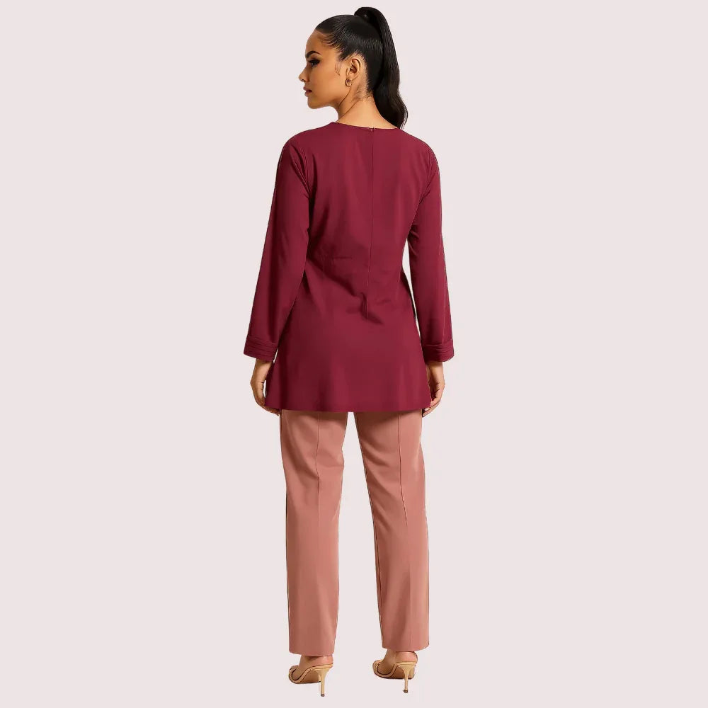 Rosewood Pintuck Pleated Cotton Top Veloura Intimate