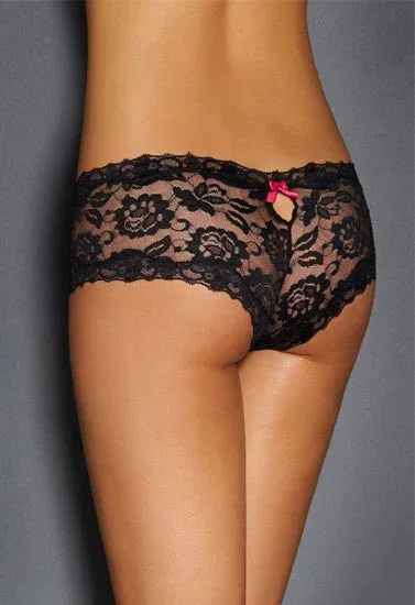 Secret Lace Boyshort With Keyhole Detail Veloura Intimate