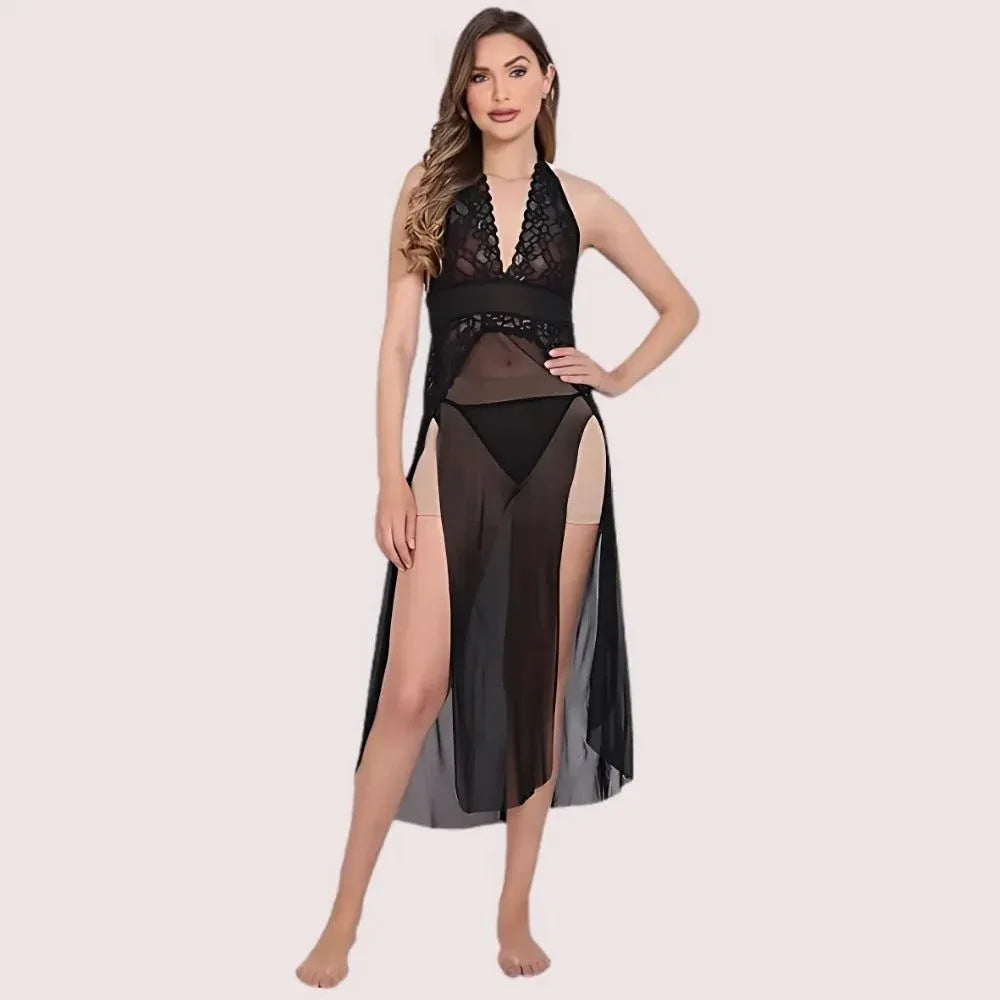 Sensual Mesh Nightgown for Women Veloura Intimate