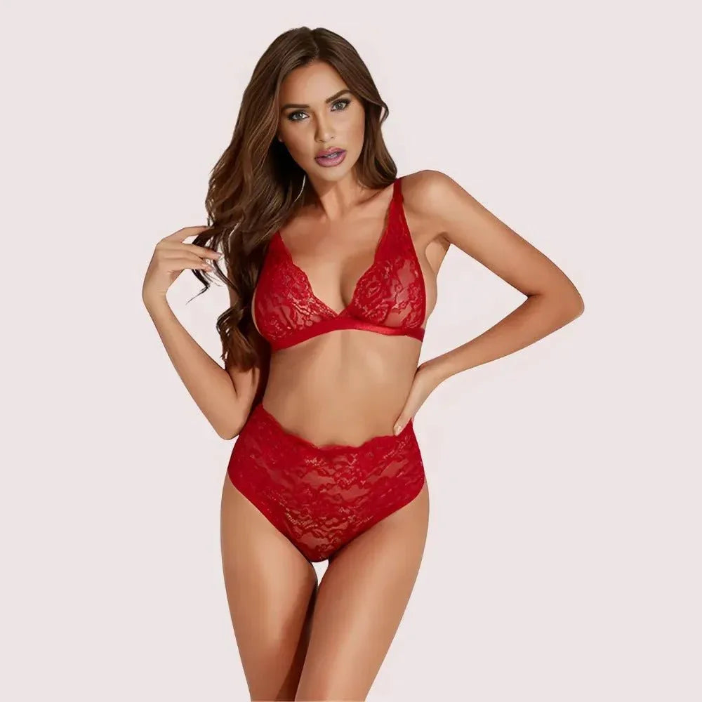 Sexy” stretch lace sexy bra set Veloura Intimate