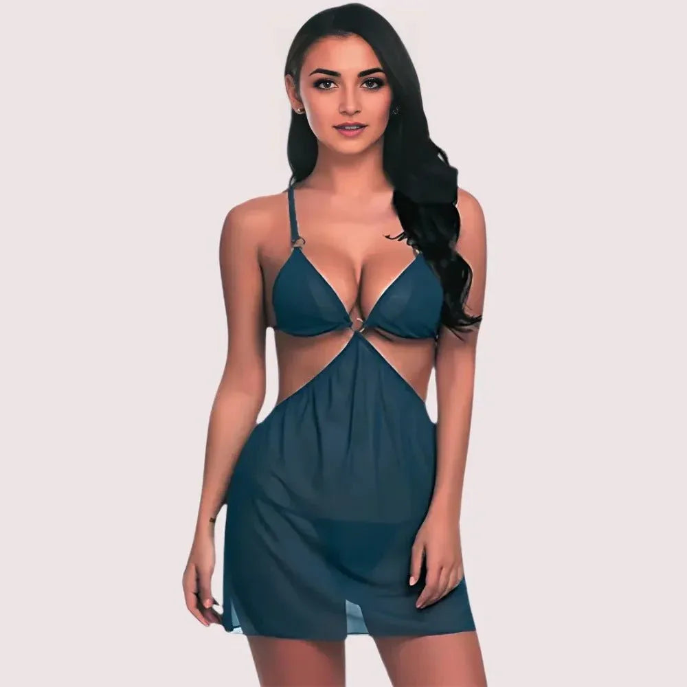 Sheer Babydoll Nightdress for Women Veloura Intimate