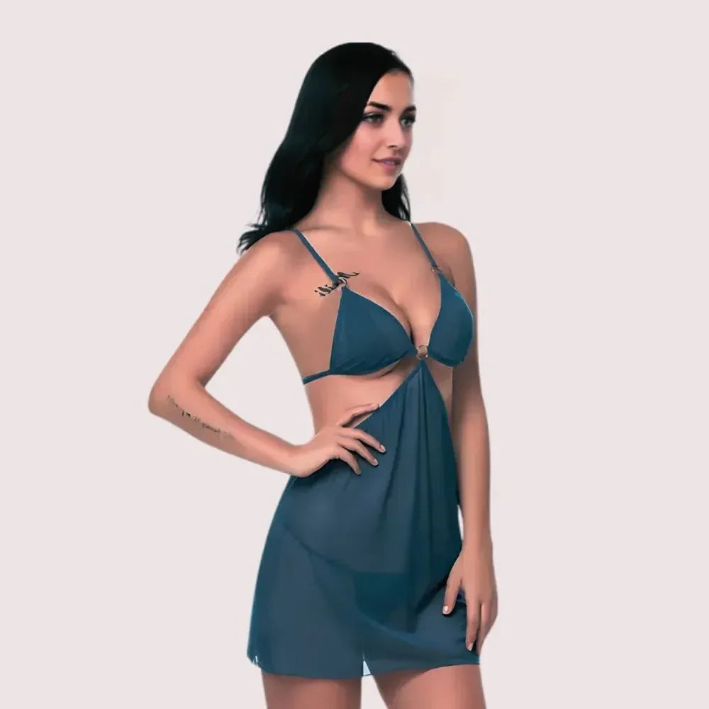Sheer Babydoll Nightdress for Women Veloura Intimate