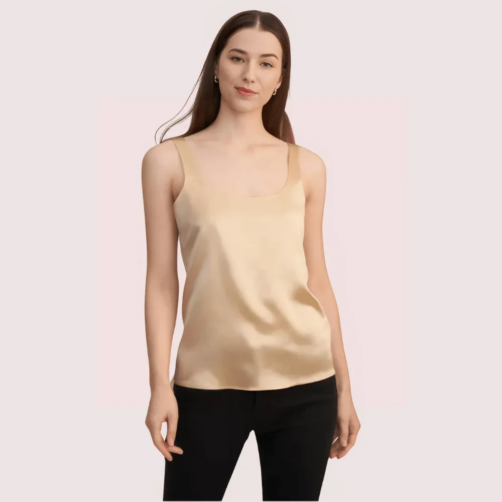Silk Elegance Spaghetti Strap Tank Top Veloura Intimate