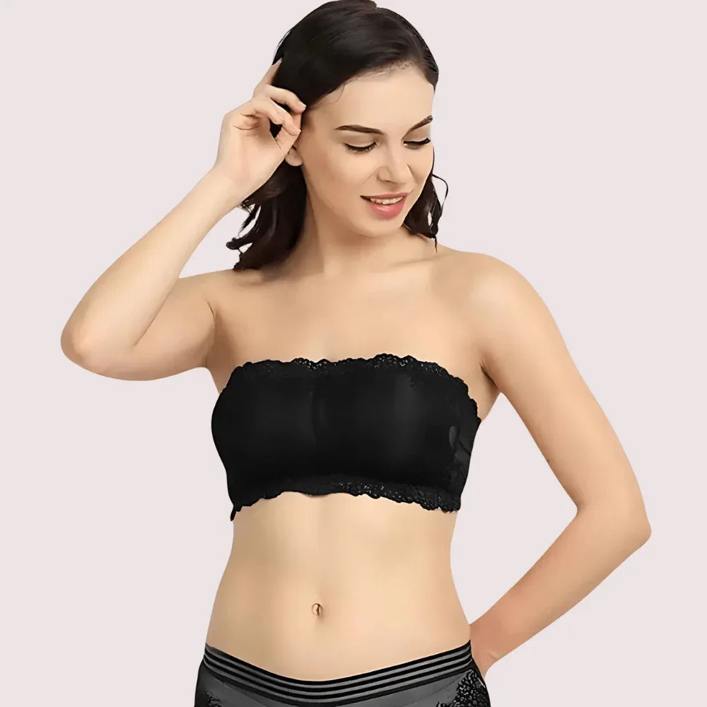 Soft and Stretchable Wirefree Tube Top Bra for Comfort Veloura Intimate