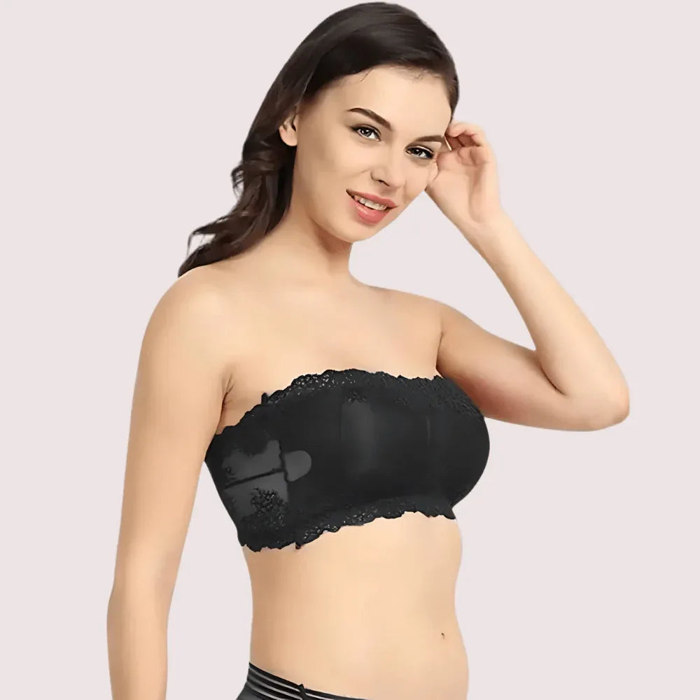 Soft and Stretchable Wirefree Tube Top Bra for Comfort Veloura Intimate