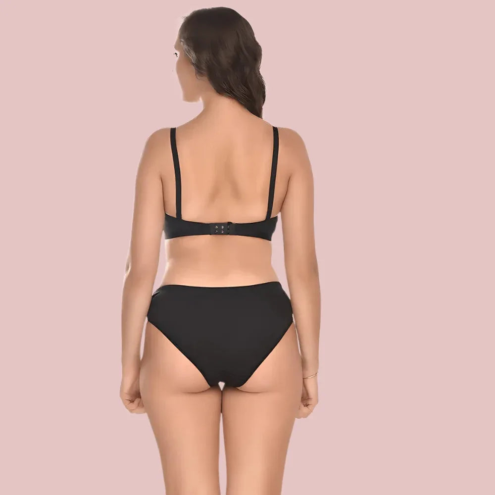 Soft Ease Cotton Comfort – Bra &amp; Panty Set (2-Pack) Veloura Intimate
