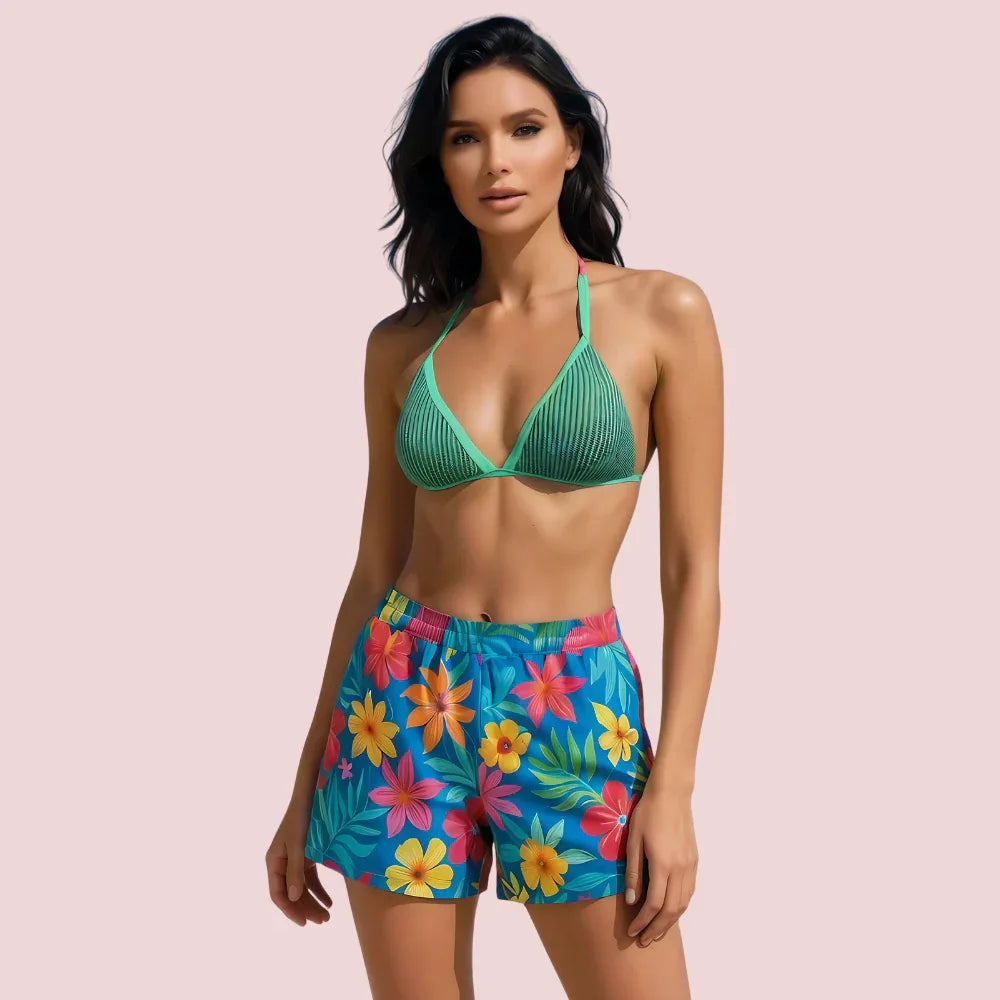 Sporty Minimalist Crochet-Look String Bikini soutien (Top Only) Veloura Intimate