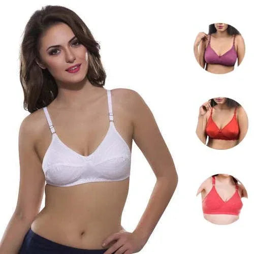 Total Comfort Cotton Bras Pack of 4 Veloura Intimate
