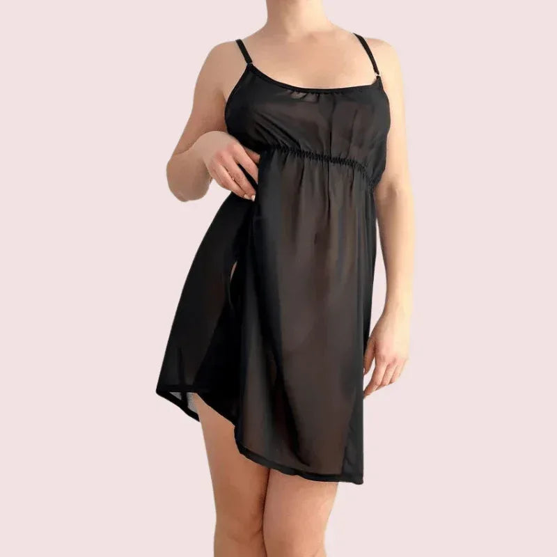 Transparent Babydoll Nightwear for Plus Size Ladies Veloura Intimate