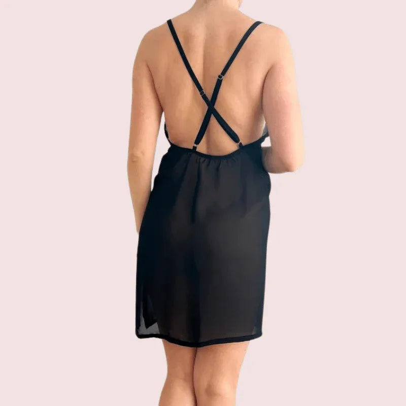 Transparent Babydoll Nightwear for Plus Size Ladies Veloura Intimate
