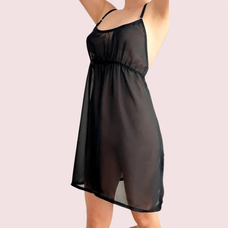 Transparent Babydoll Nightwear for Plus Size Ladies Veloura Intimate