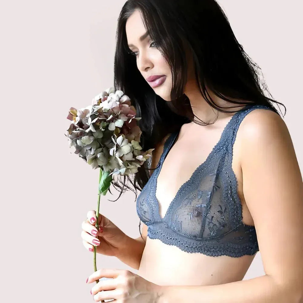 Ultra-Luxe French-Inspired Bralette Set by French Daina Veloura Intimate
