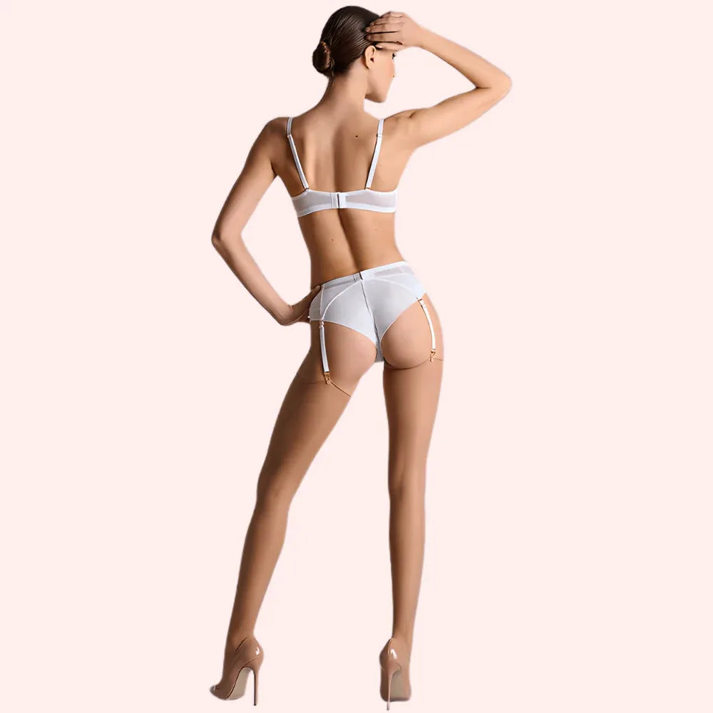 Ultra-Sheer Nude Thigh-High Stockings Pack of 2 – Silky Finish Veloura Intimate