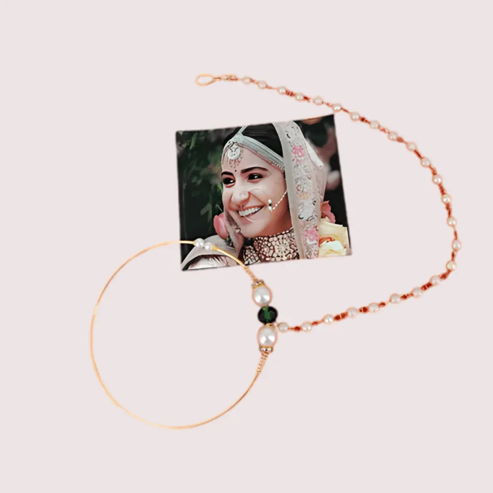 Uttarakhandi Round Nath in Elegant Gold Plating Veloura Intimate