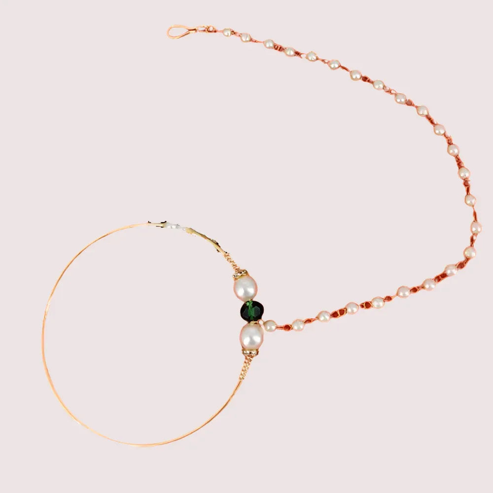 Uttarakhandi Round Nath in Elegant Gold Plating Veloura Intimate