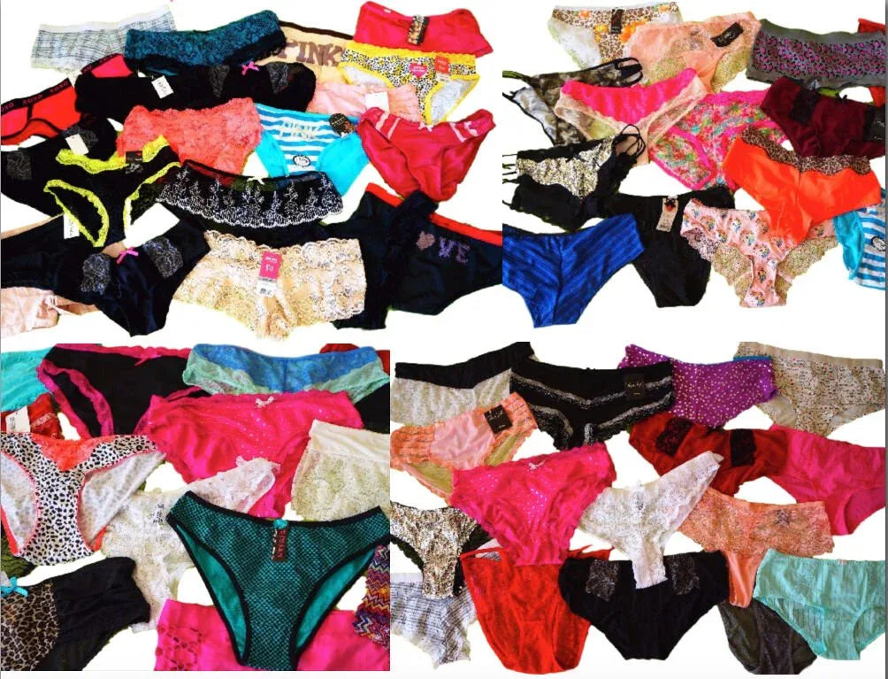 Variety Pack of 4 Lace Stylish Panties Veloura Intimate